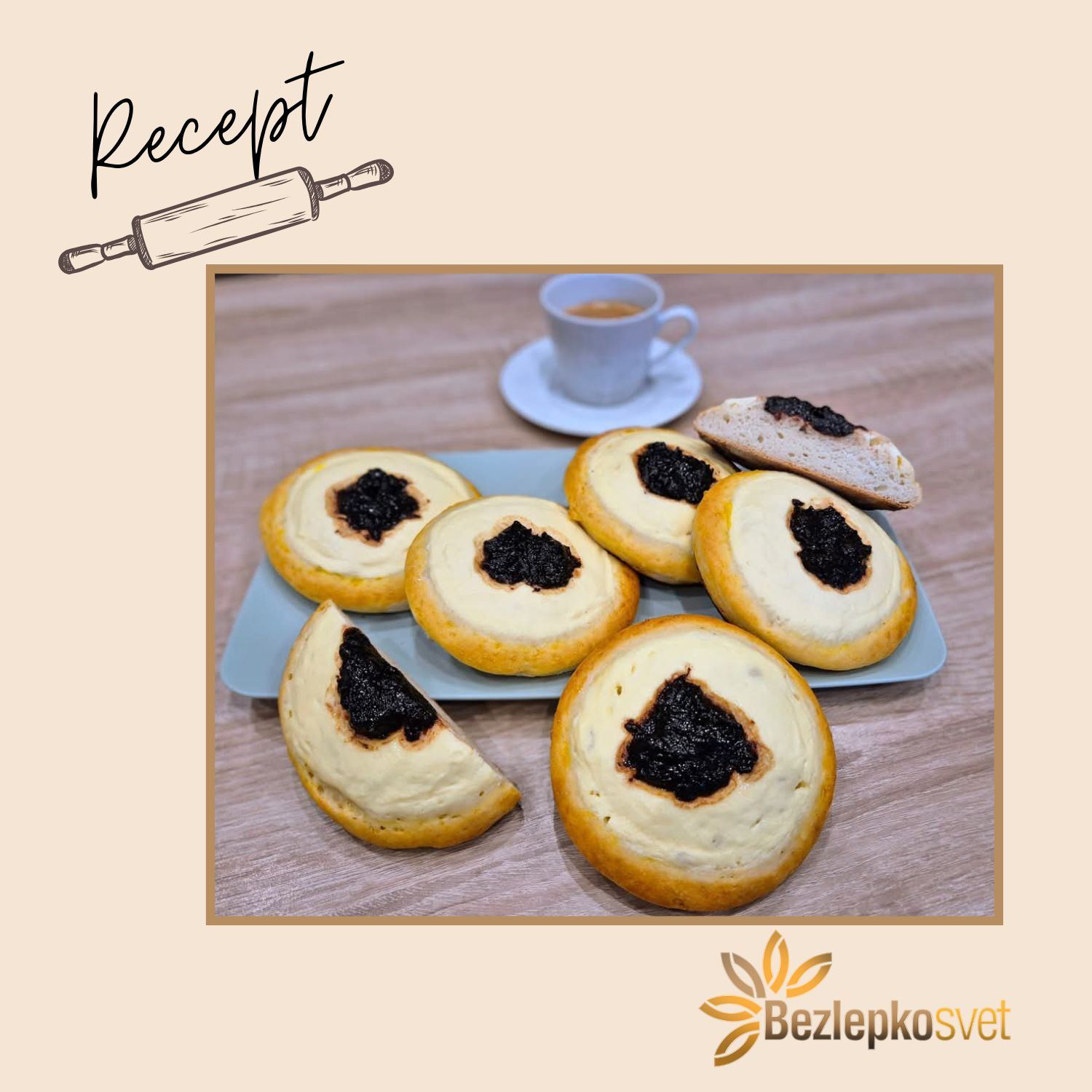 MORAVSKÉ KOLÁČE so slivkovým lekvárom