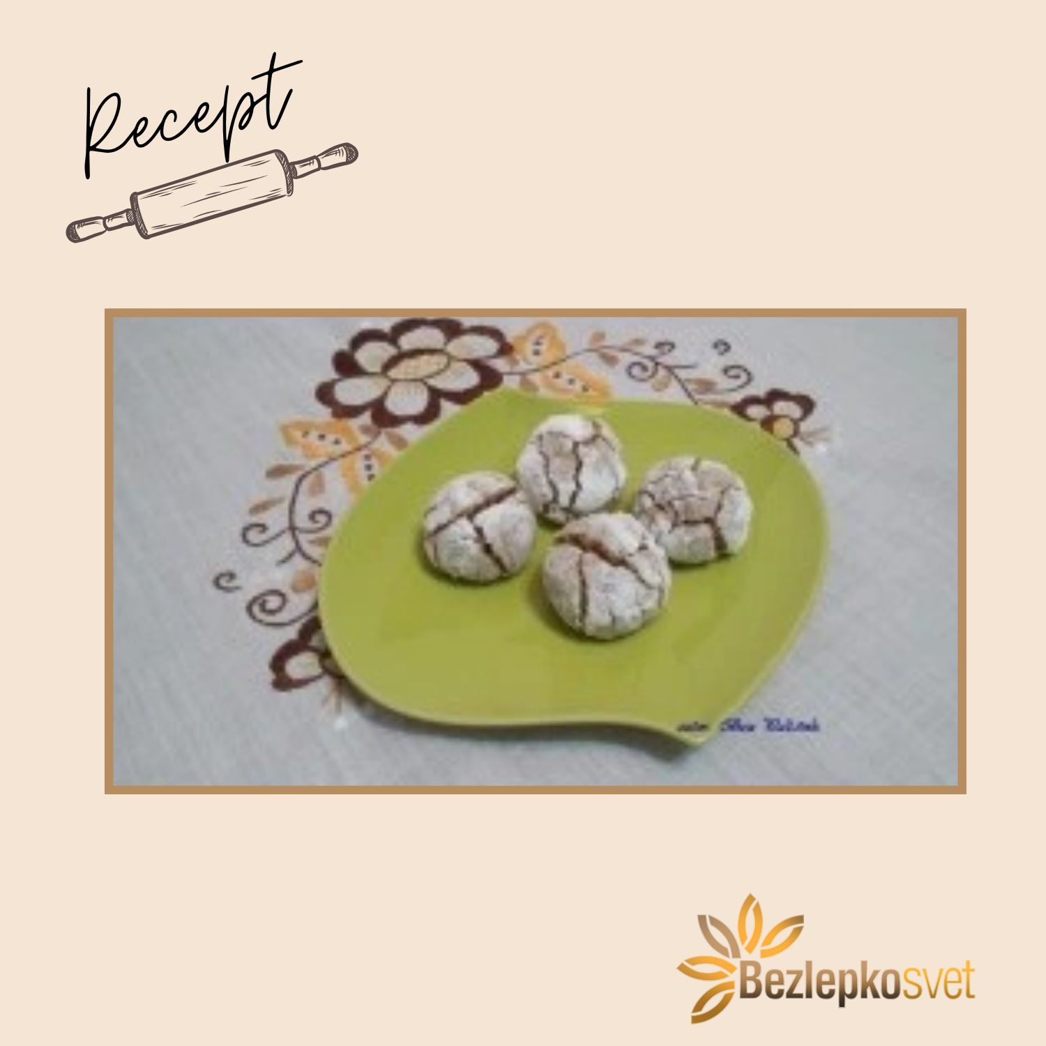 Bezlepkové - orechové crinkles