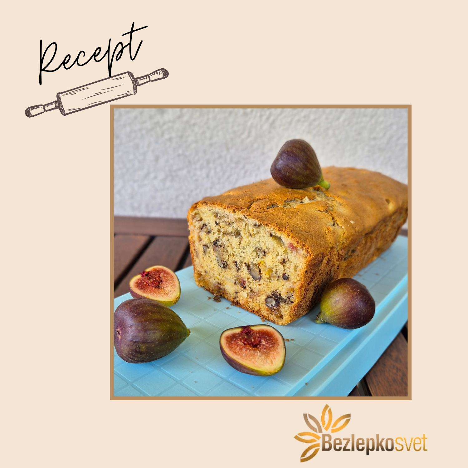 FIGOVÝ CHLEBÍK S ORECHAMI A MANDĽAMI