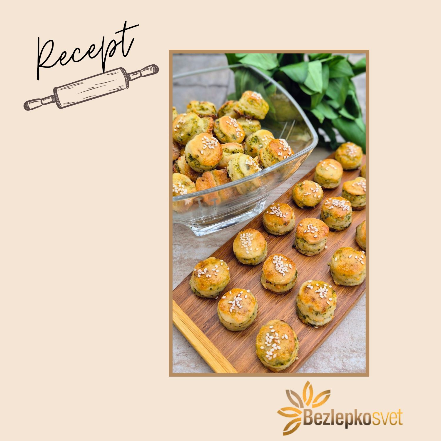 PAGÁČE S MEDVEDÍM CESNAKOM