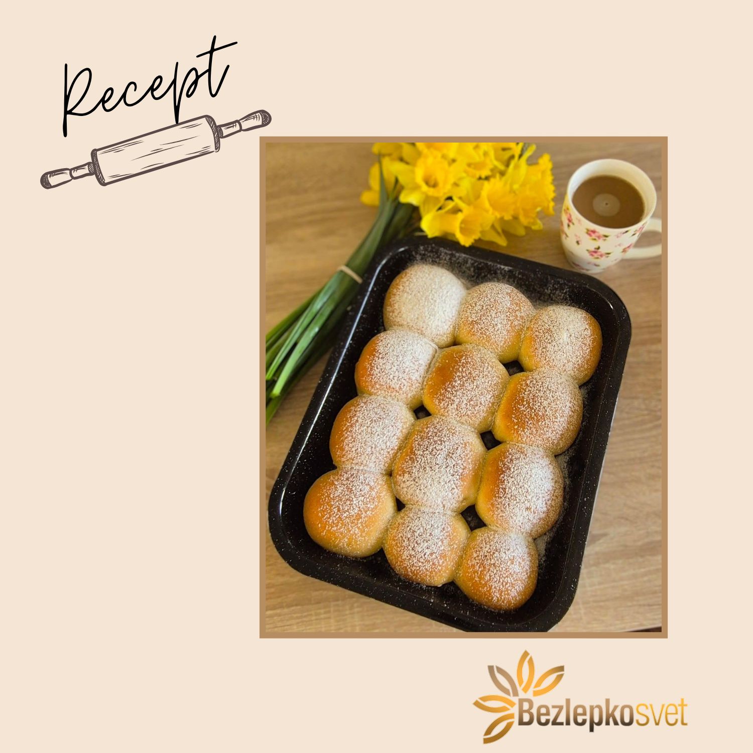 KYSNUTÉ BUCHTY SO SLIVKOVÝM LEKVÁROM ako od babičky