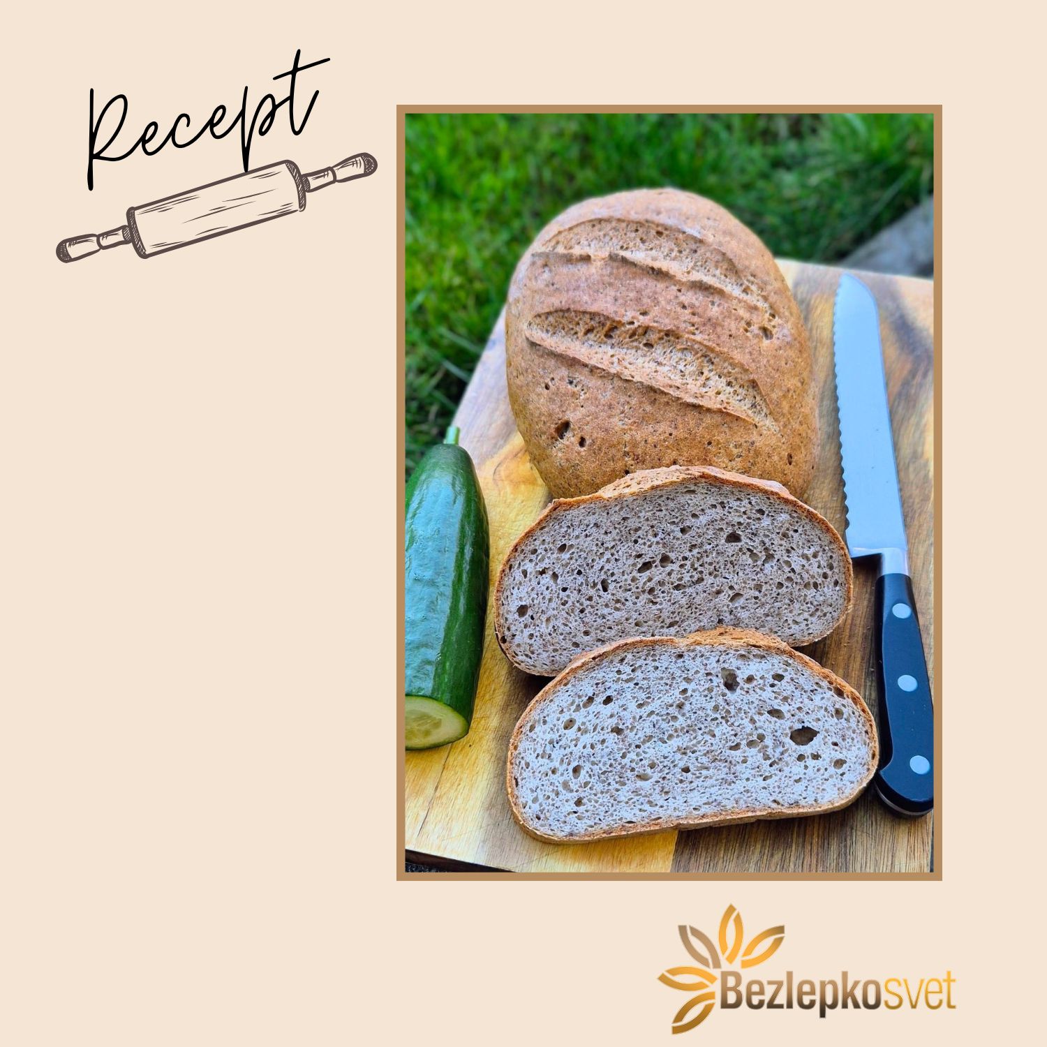 CHLIEB S ĽANOVOU MÚKOU A ZEMIAKOVÝMI VLOČKAMI