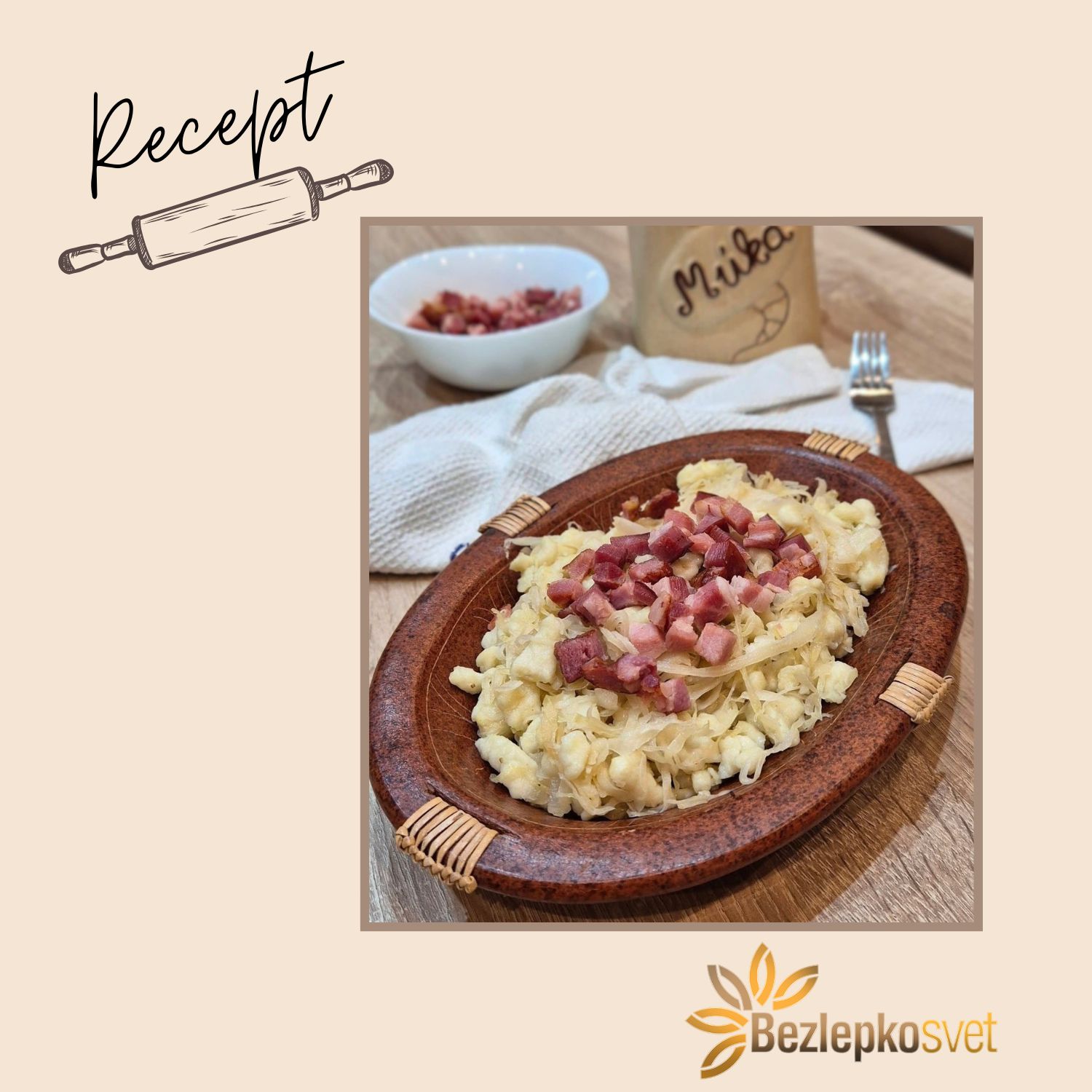 STRAPAČKY S KYSLOU KAPUSTOU A SLANINOU