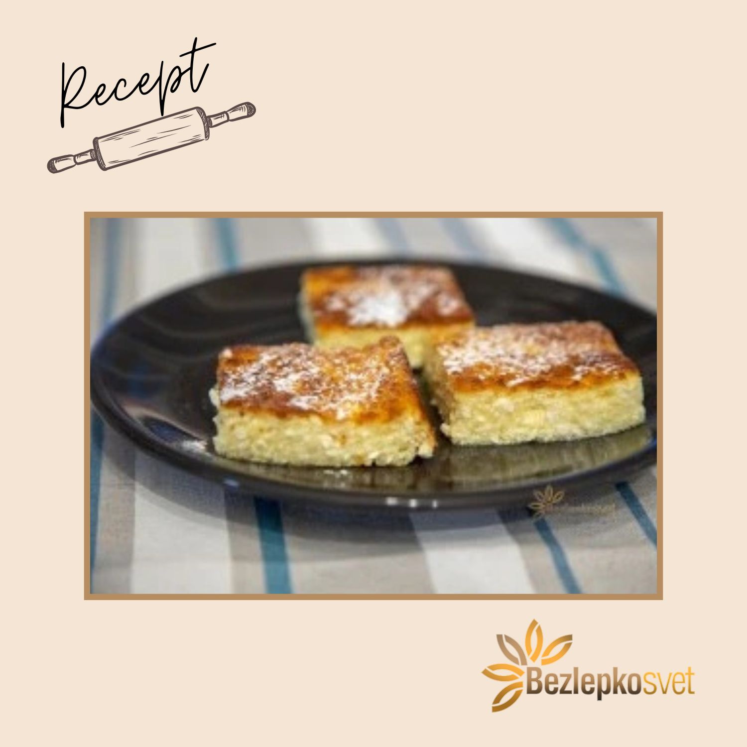 Rýchle ľahučké tvarohové rezy bez laktozy