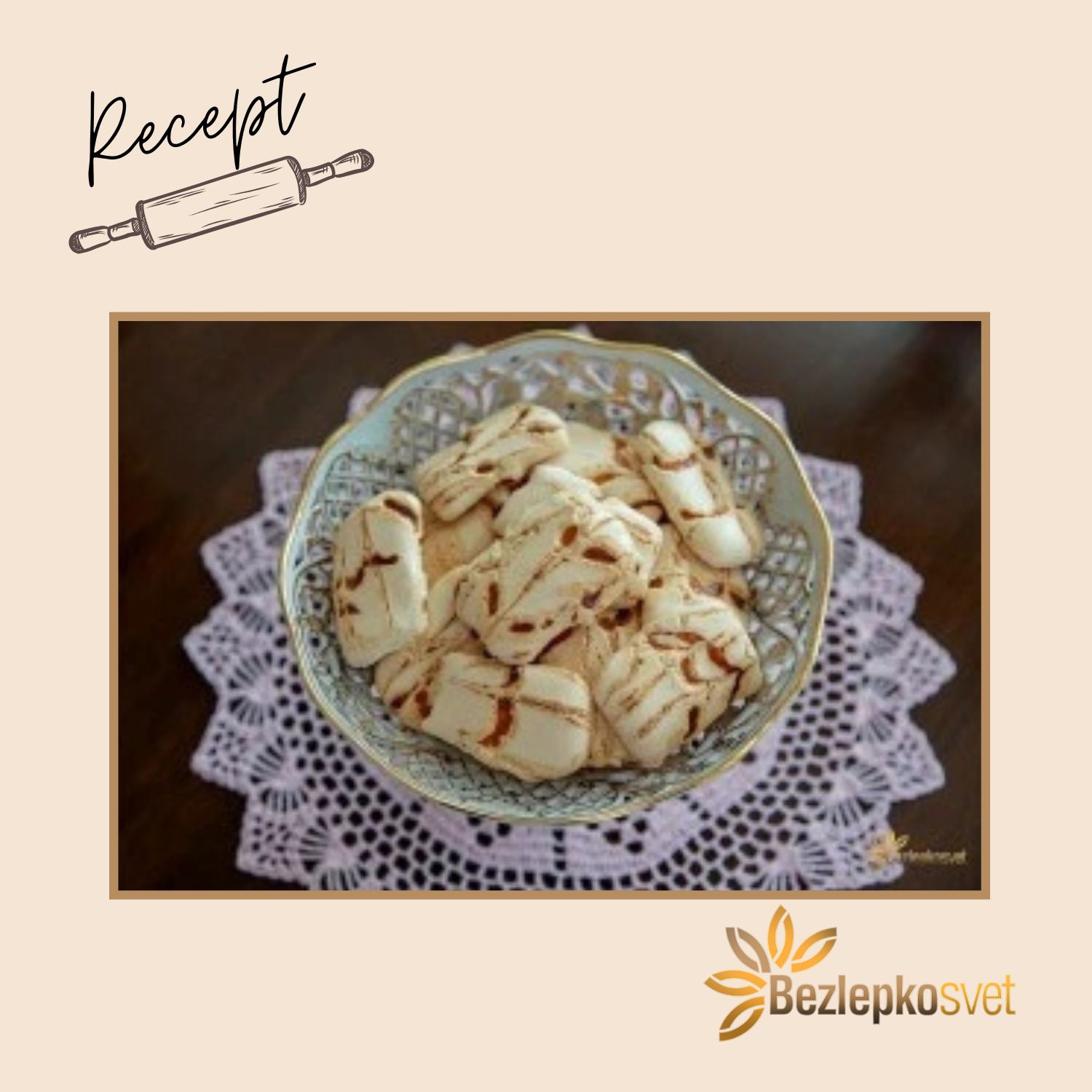 Sfogliatine glassate alebo Tyčinky z lístkového cesta s glazúrou