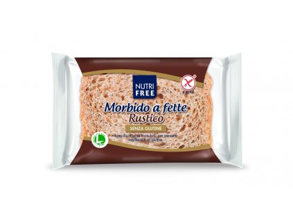 bezlepkovy krajany chlieb Nutrifree Morbido a fette con farina Integrale