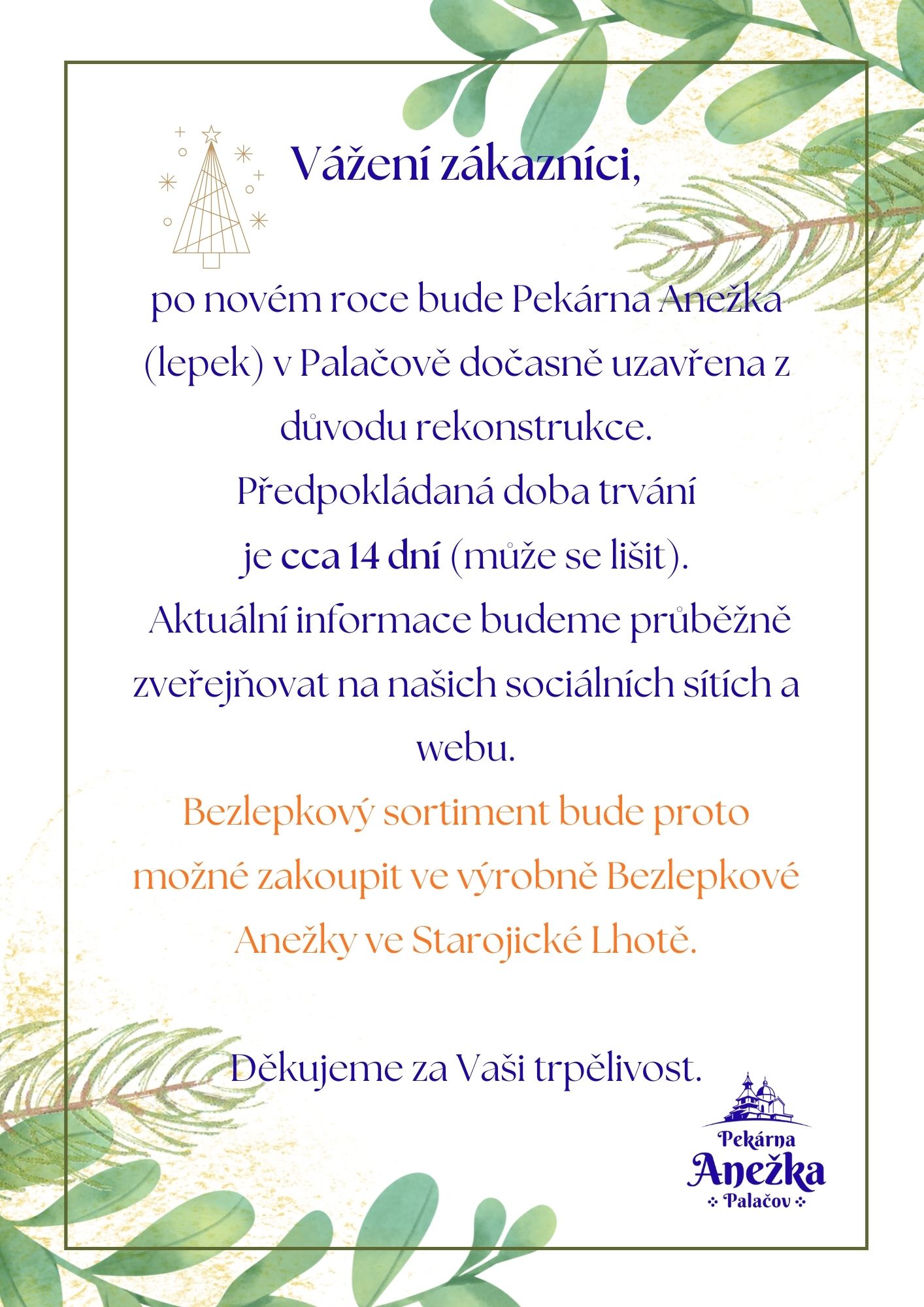 Rekonstrukce Pekárny v Palačově (lepkové)