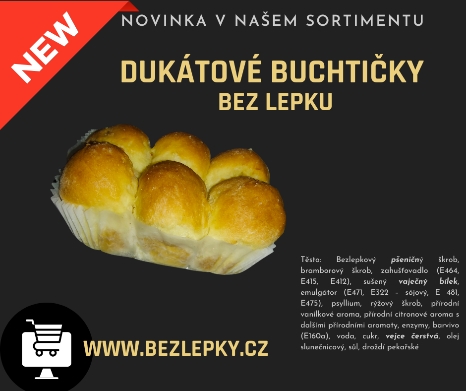 Dukátové buchtičky 200g / bez lepku