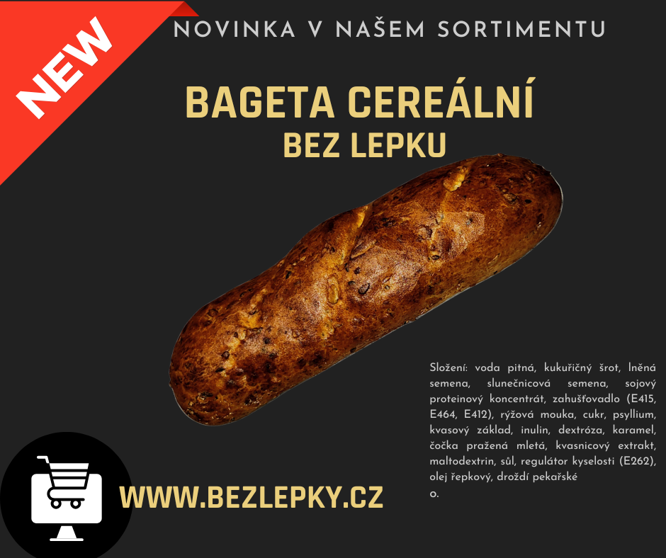 Bageta cereální 155g / bez lepku