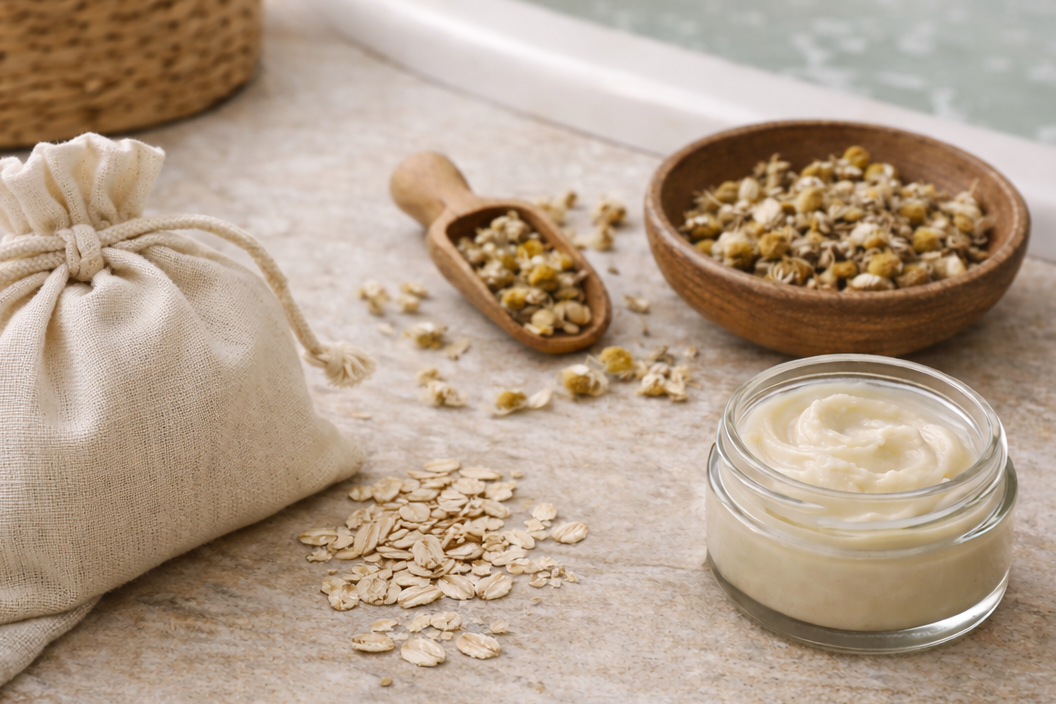 Ekzém v zimě bez chemie: čemu se vyhnout a jak o pokožku pečovat doma