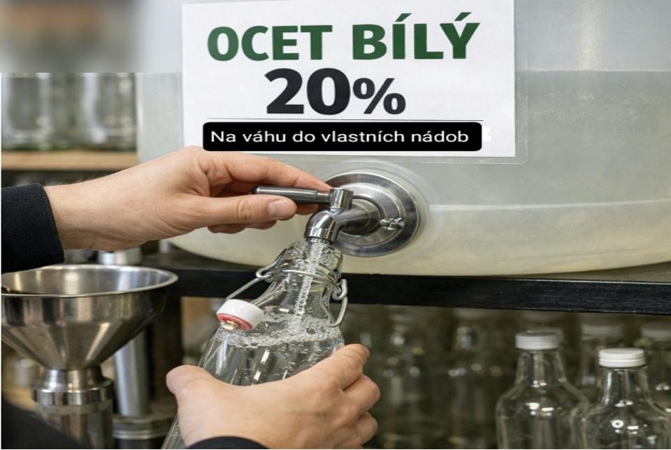 Bílý ocet – přírodní univerzální čistič, odmašťovač a neutralizátor