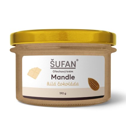 Mandle bílá čokoláda 190g