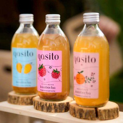 Qasito kombucha mix druhů
