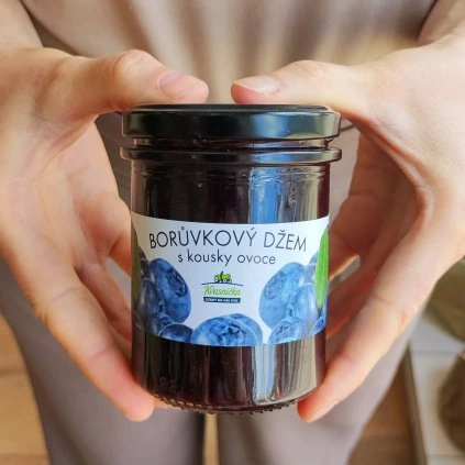 Borůvkový džem s kousky ovoce