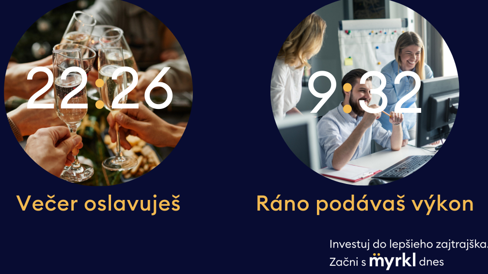 Večer oslavuješ, ráno podávaš výkon. Vďaka Myrklu