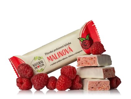 tyčinka NaturalProtein proteinová s kolagenem 50g malina