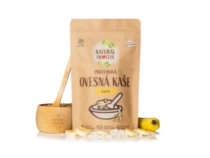 kaše ovesná NaturalProtein proteinová banán 360g