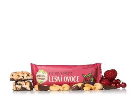 tyčinka NaturalProtein ořechová 40g lesní ovoce