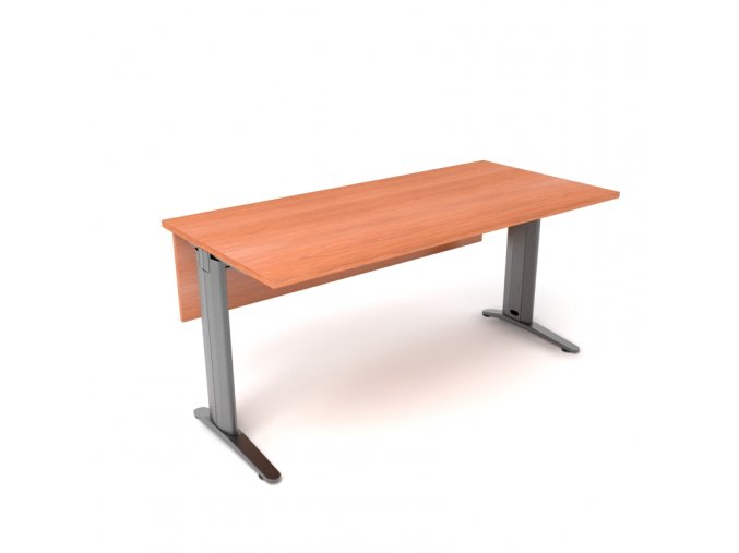 Psací stůl 180x75 kovová konstrukce s krycí deskou