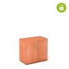 Přístavná skříň 80x45/76 2 patra plná dvířka zamykatelná