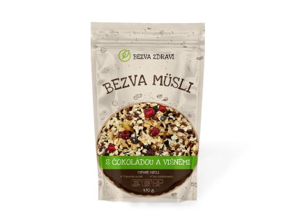 s cokoladou a visnemi