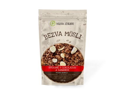 spekane s cokoladou a bananem