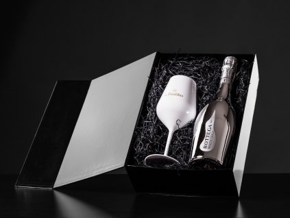 Luxusní dárkový box BOTTEGA WHITE GOLD PROSECCO od Bezva Bedny.cz