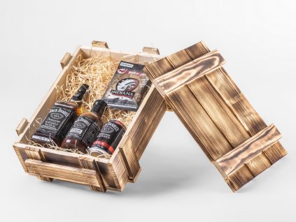 Dárkový box velký s whisky Jack Daniel's od Bezva Bedny.cz