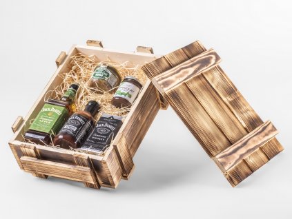 Dárkový box velký s whisky Jack Daniel's Apple od Bezva Bedny.cz