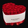 Flower box srdce DELUXE červené