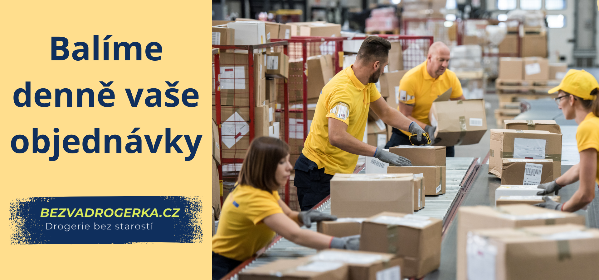 Balíme vaše objednávky