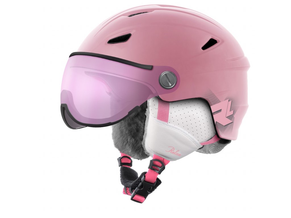 RELAX STEALTH RH24V lyžařská helma se štítem - BEZVALYŽE.CZ - SPORT ALBI