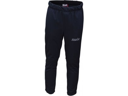 Swix běžecké kalhoty Steady JR tmavě modré, dětské, juniorské kalhoty na běžky, běhání, turistiku