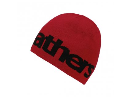 HORSEFEATHERS FUSE LAVA RED pánská zimní oboustranná čepice