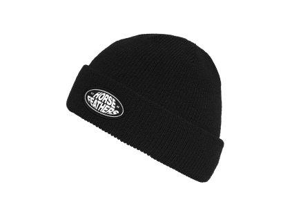 Horsefeathers Del black beanie pánská zimní čepice