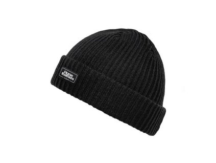 Horsefeathers Gaine black beanie pánská zimní čepice