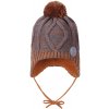 Dětská zimní čepice Reima Paljakka - Cinnamon brown velikost 48 cm