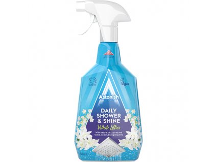 Astonish pro denní bezúdržbové čištění sprchy a sanity Bílá Lilie 750ml