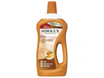 Sidolux Premium na dřevěné a laminátové podlahy pomerančový olej 750ml+250ml zdarma