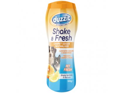 Duzzit Shake&Fresh Vonný prášek na koberce Pet fresh 500g