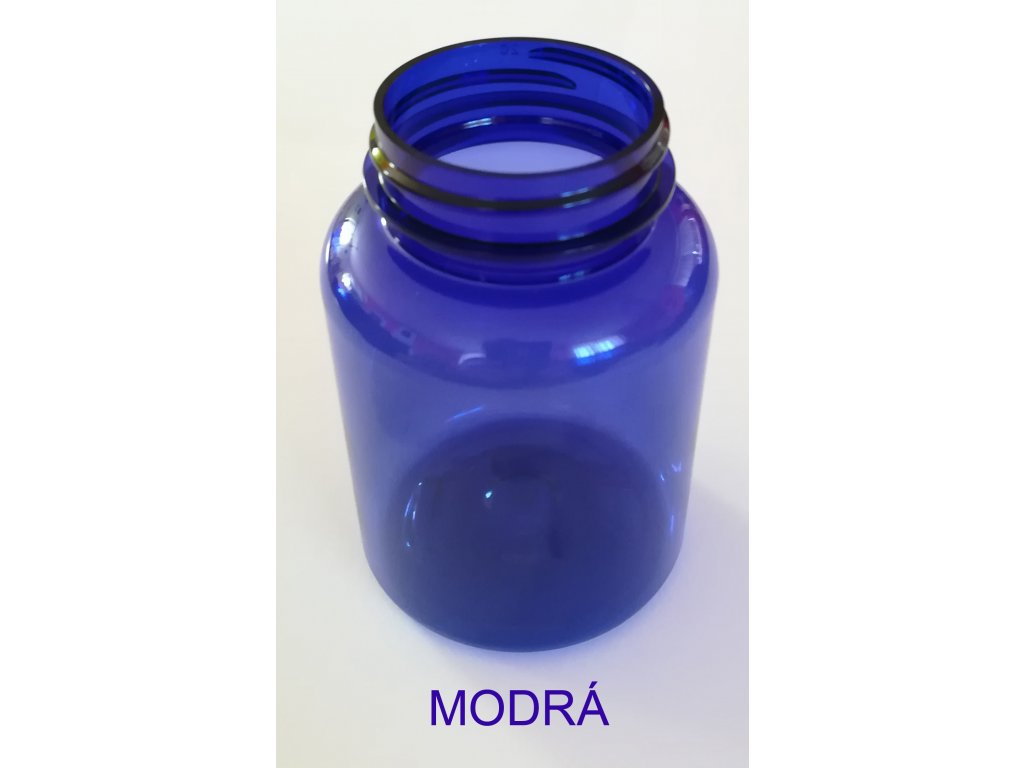 200 ml dóza PET Color závit GL44 barva dózy: modrá