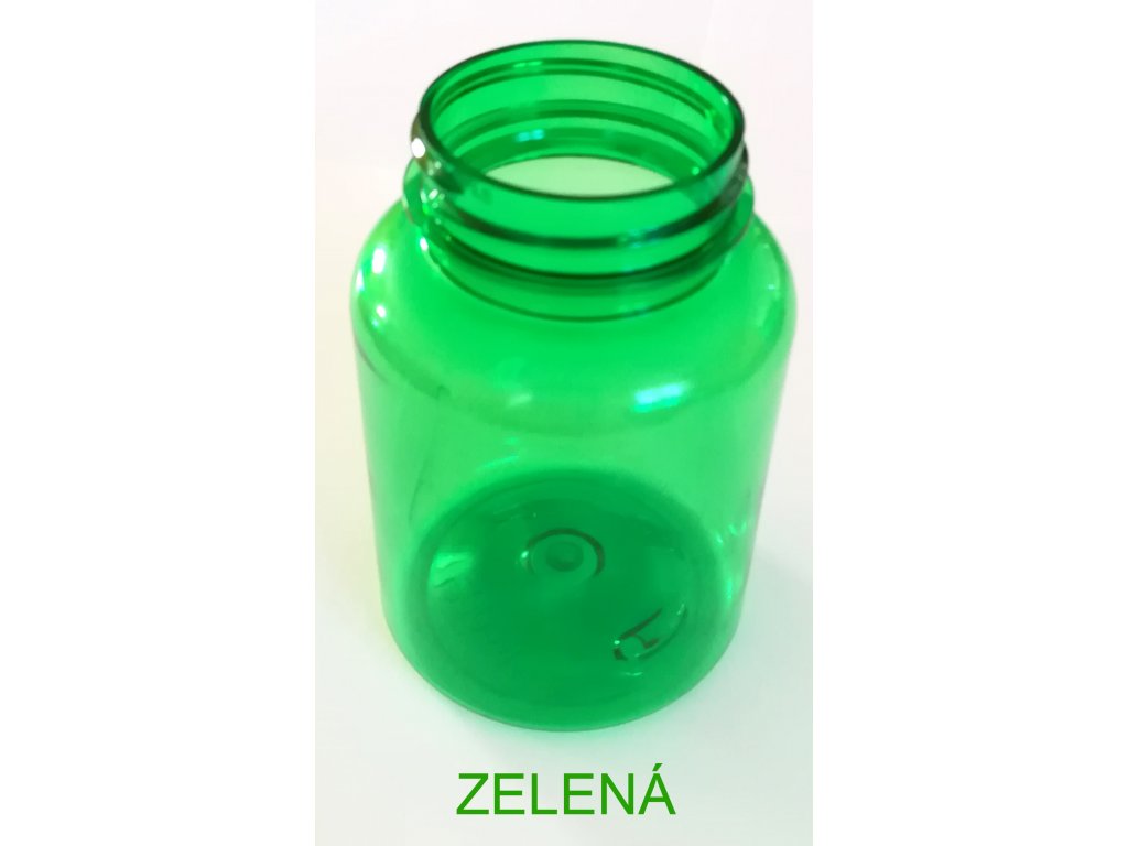 200 ml dóza PET Color závit GL44 barva dózy: zelená