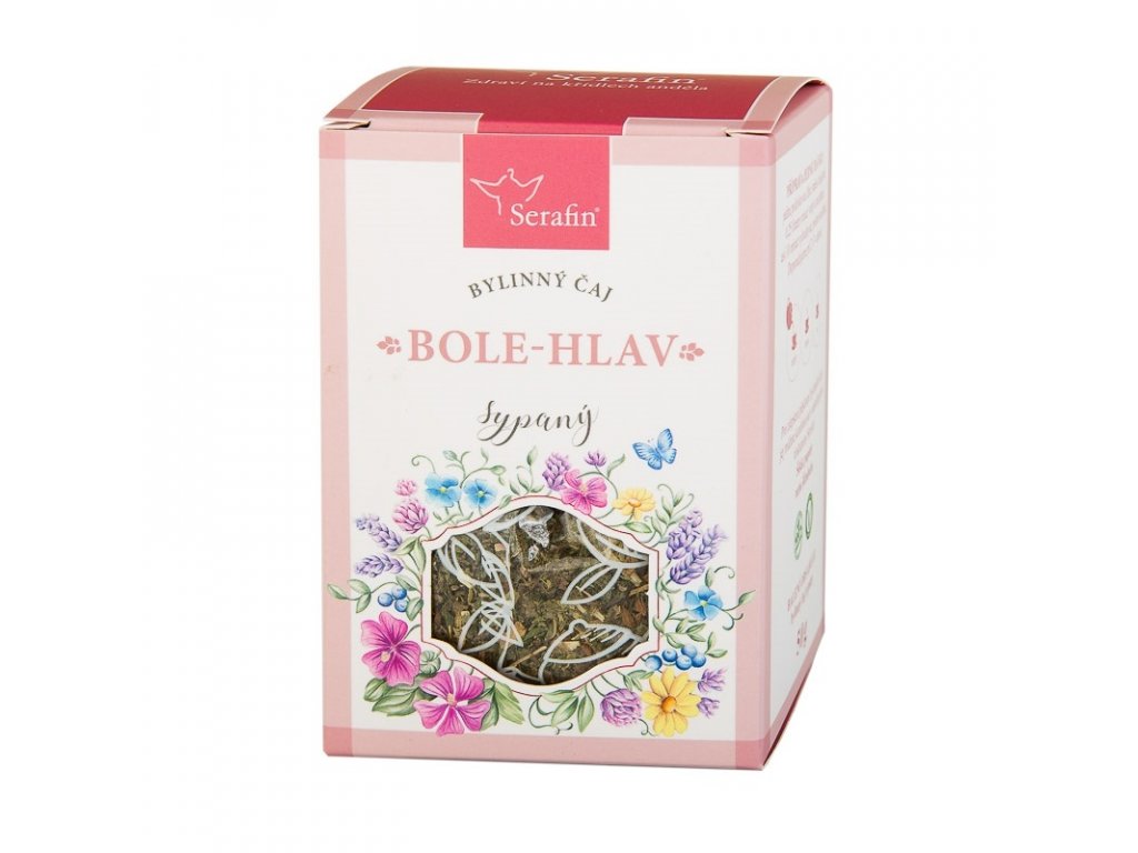 Bylinný čaj BOLE-HLAV - sypaný nebo porcovaný způsob balení: porcovaný 15 sáčků á 2,5 g