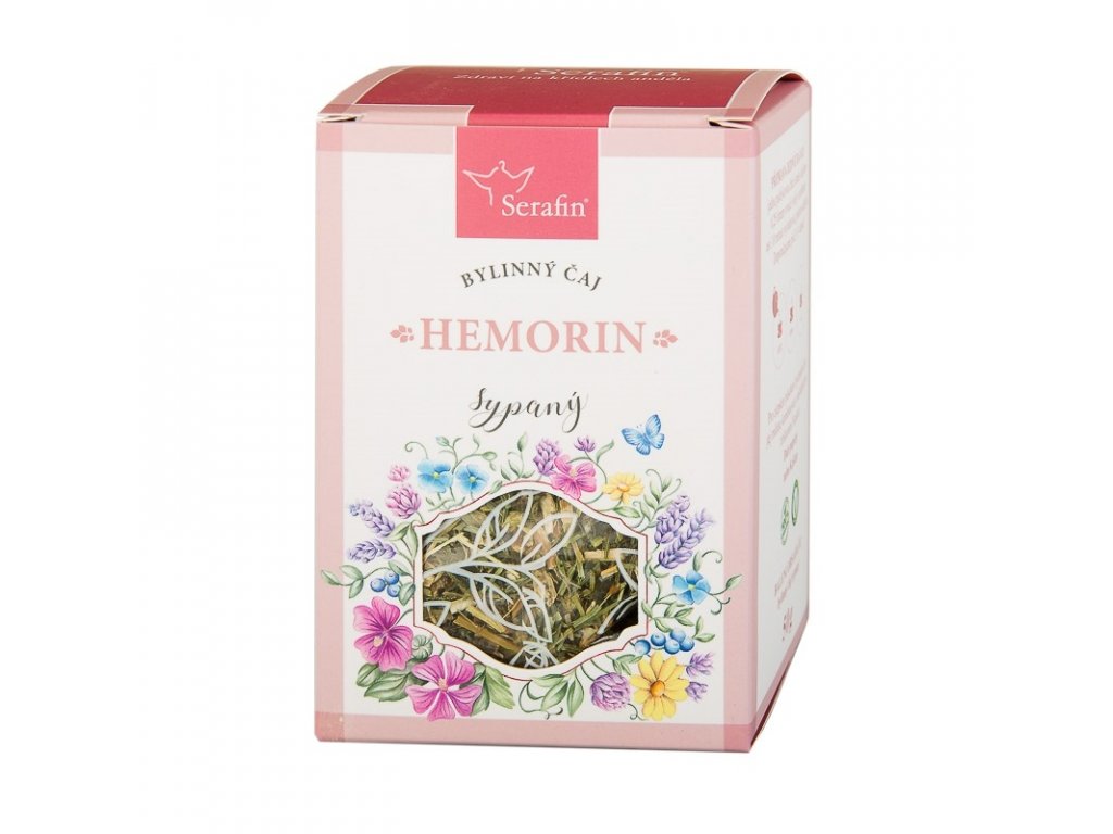 Bylinný čaj HEMORIN - sypaný nebo porcovaný způsob balení: sypaný 50g