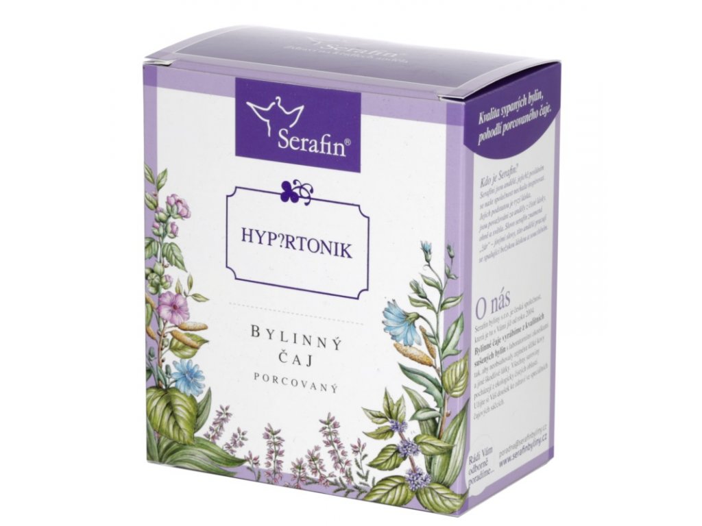 Bylinný čaj HYPERTONIK - sypaný nebo porcovaný způsob balení: porcovaný 15 sáčků á 2,5 g