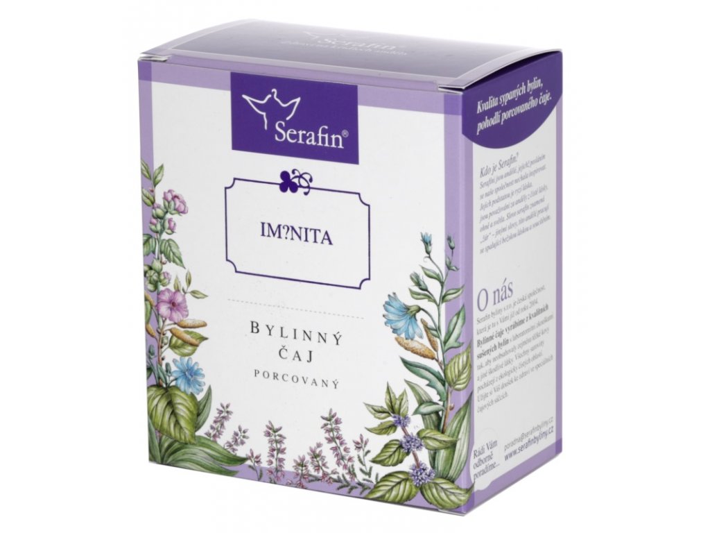 Bylinný čaj IMUNITA - sypaný nebo porcovaný způsob balení: porcovaný 15 sáčků á 2,5 g