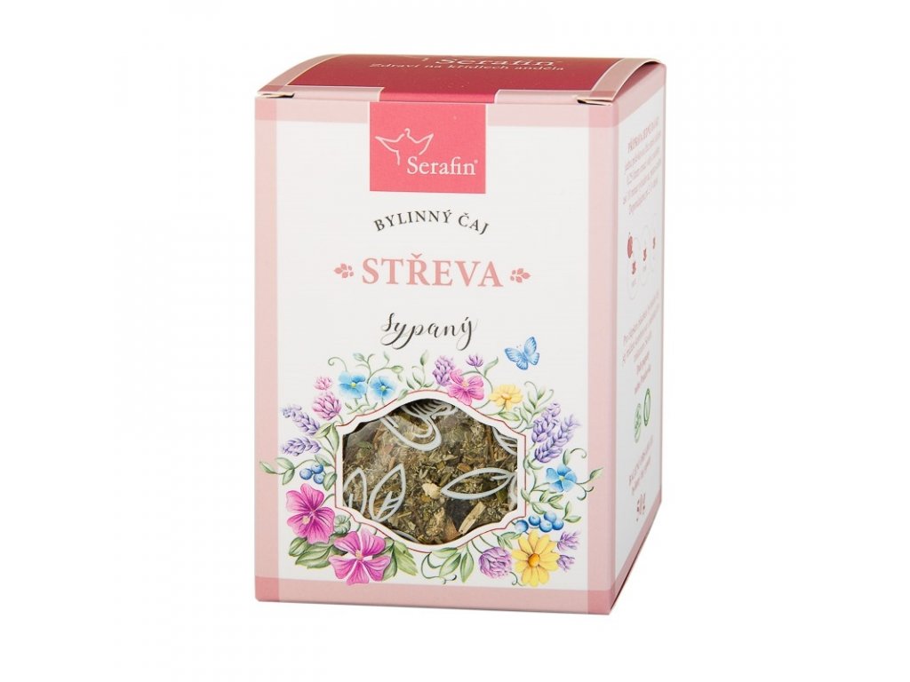 Bylinný čaj STŘEVA - sypaný nebo porcovaný způsob balení: sypaný 50g