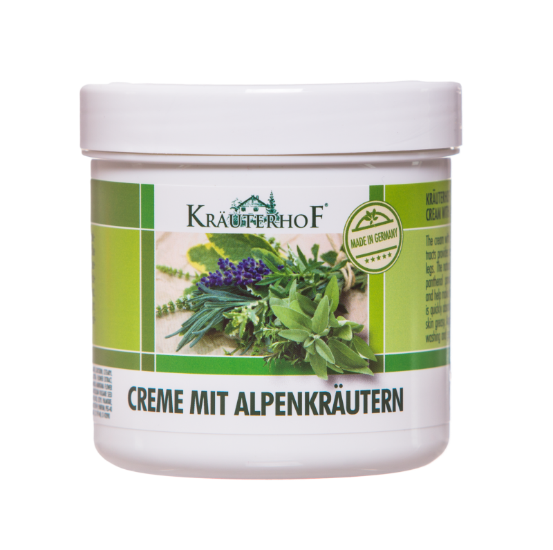 Kräuterhof Krém s alpskými bylinkami na nohy 250 ml