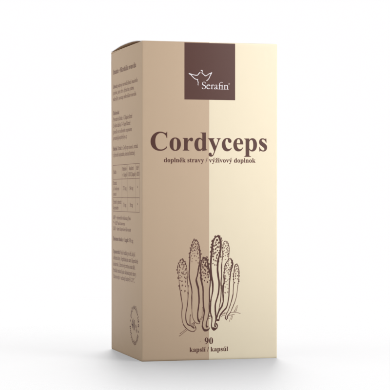 Cordyceps s jitrocelem - 40% polysacharidů