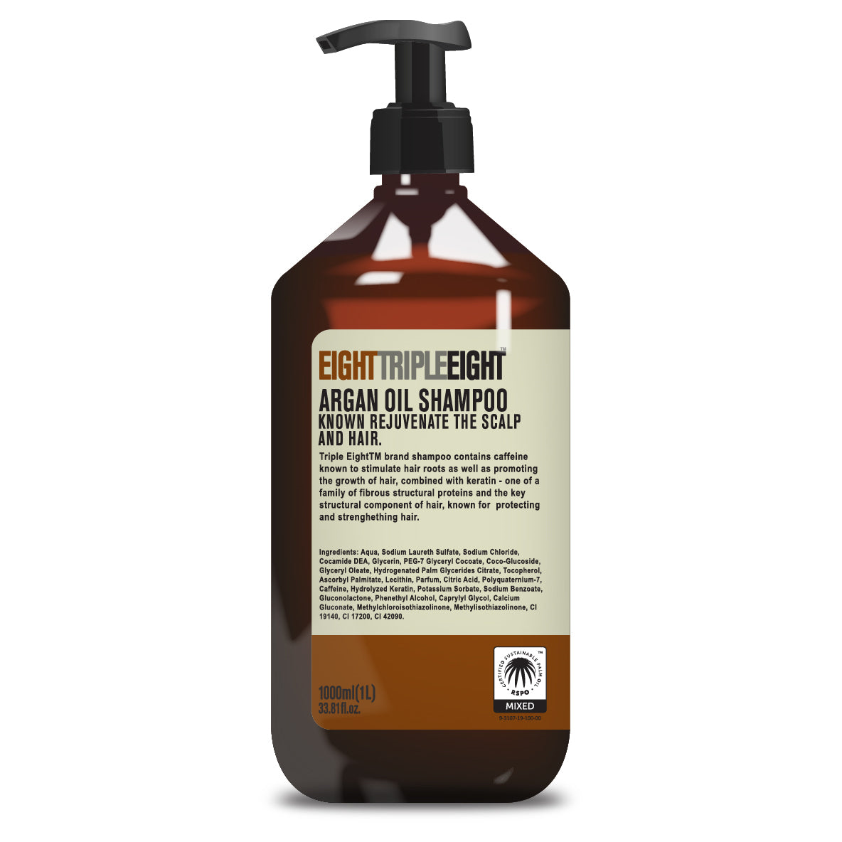 Triple Eight ARGAN - šampon s ARGANOVÝM OLEJEM - 1000 ml